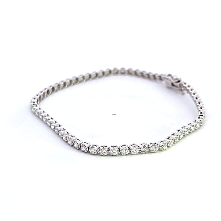 14KW Diamond Tennis Bracelet