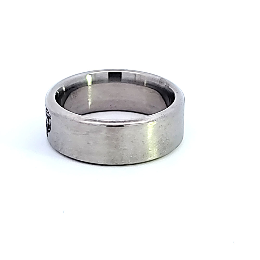 Titanium NFL Bears Ring
