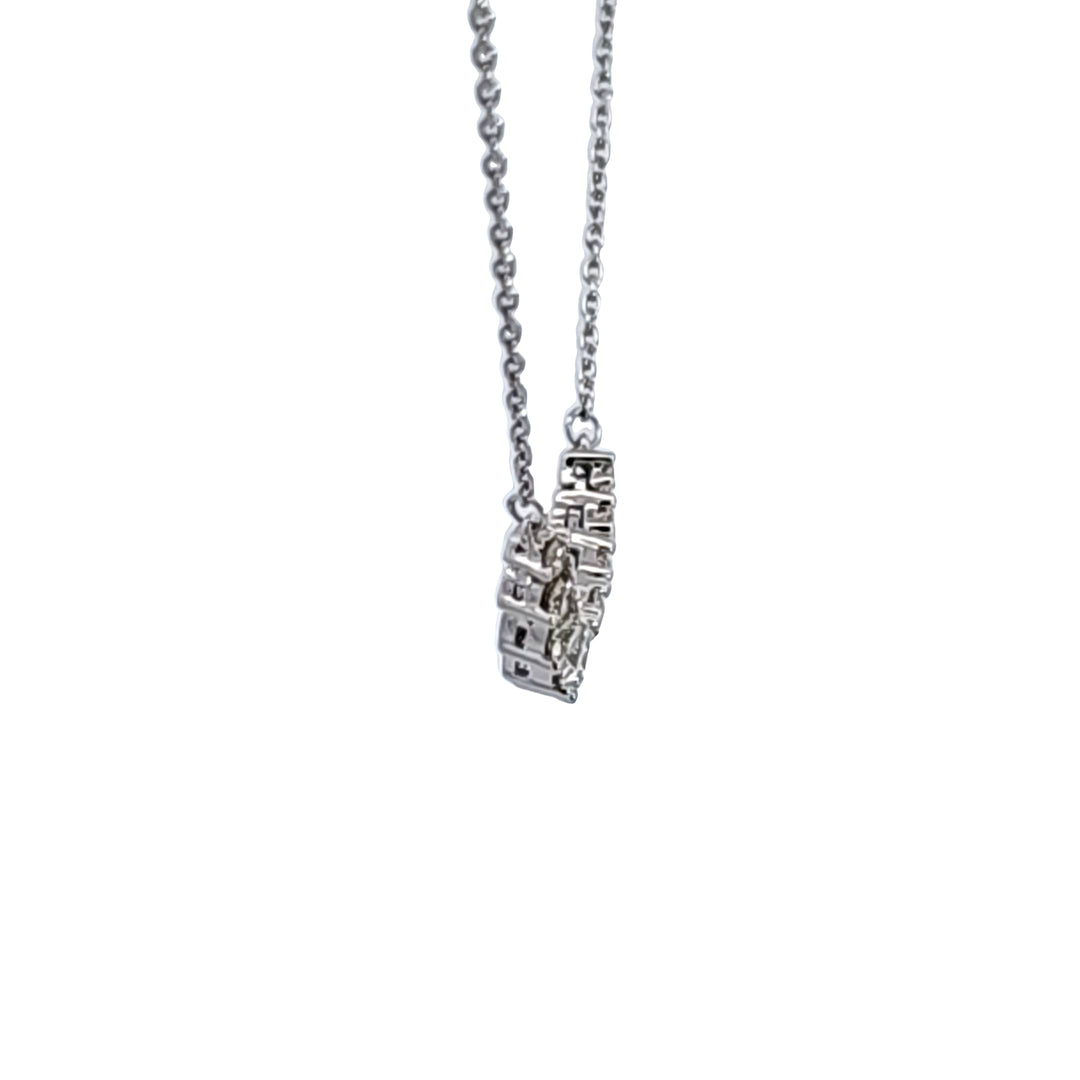 14KW Diamond "Smile" Necklace