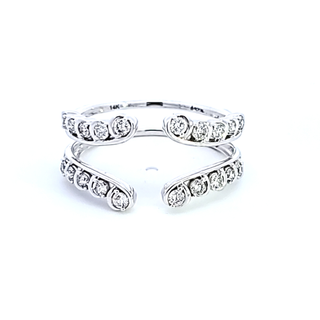 14KW Diamond Insert Wedding Band