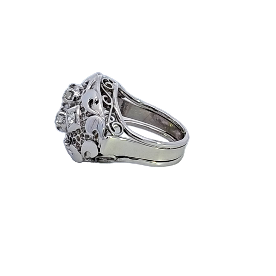14KW Diamond Estate Ring