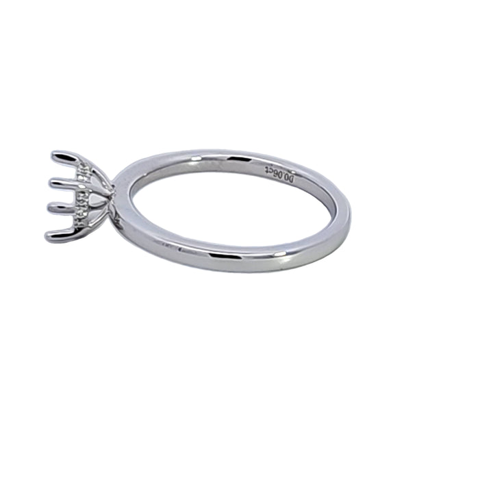 18KW Diamond Semi Mount Engagement Ring