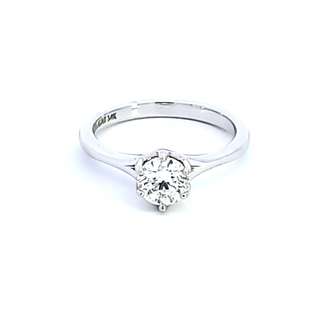 14KW Diamond Solitaire Engagement Ring