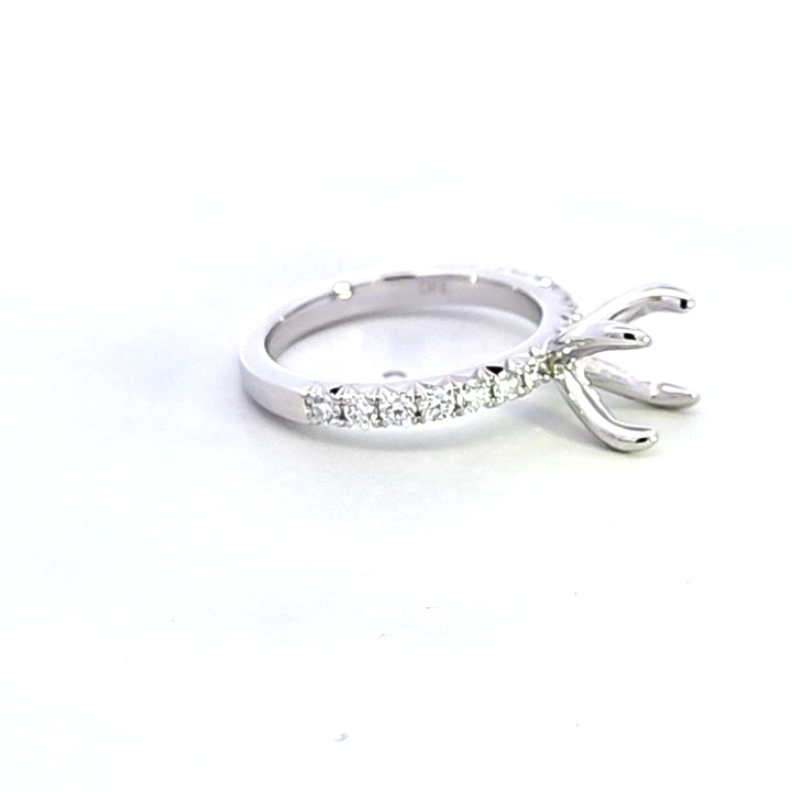 14KW Diamond Semi Mount Engagement Ring