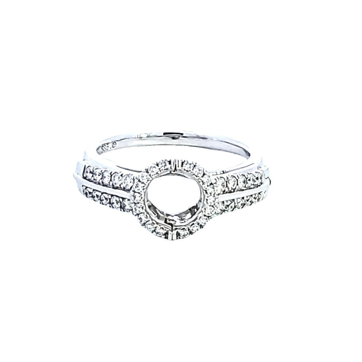 14KW Diamond Insert Style Wedding Band