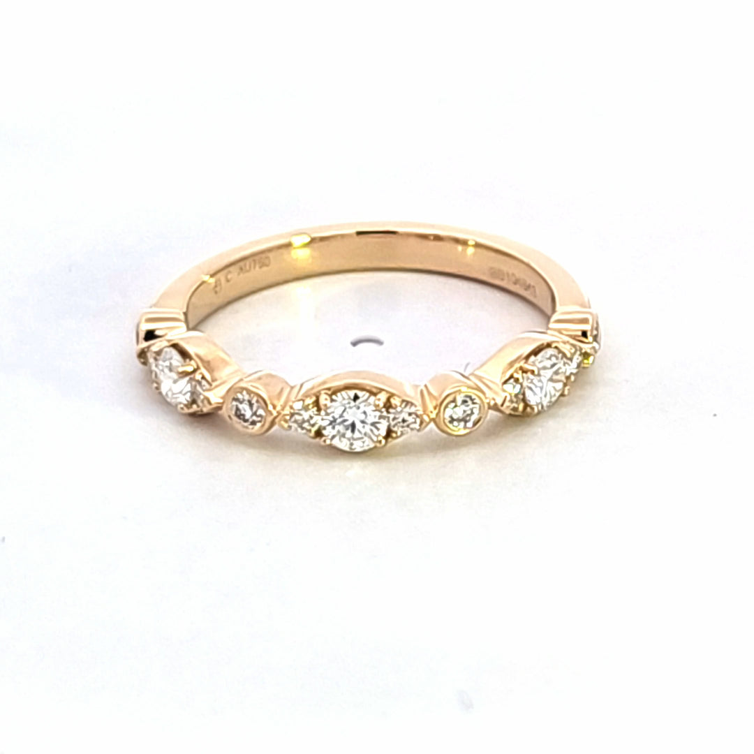Diamond Wedding Bands  -  Women'