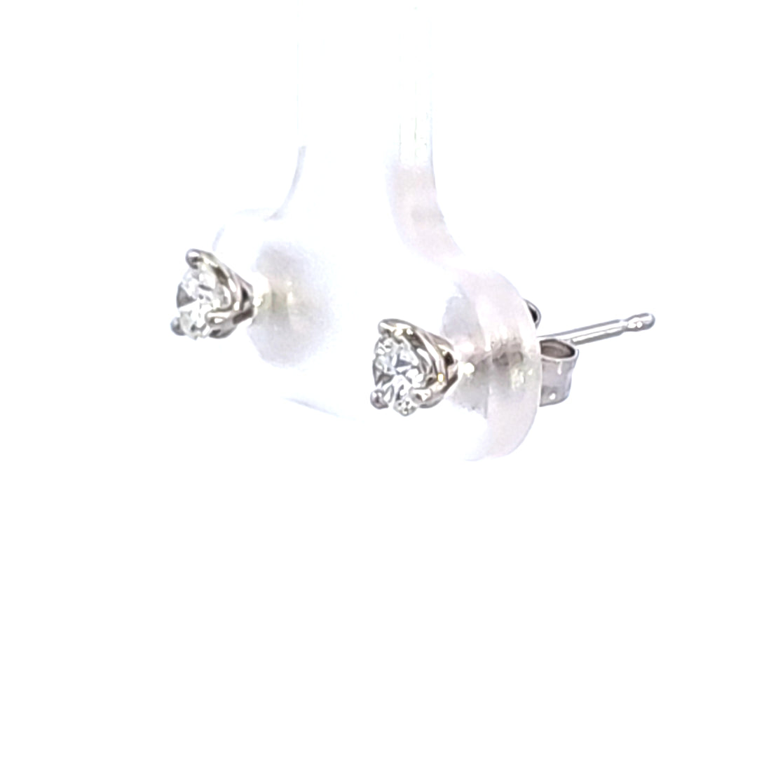 14KW 1/3 ctw Diamond Martini Stud Earrings