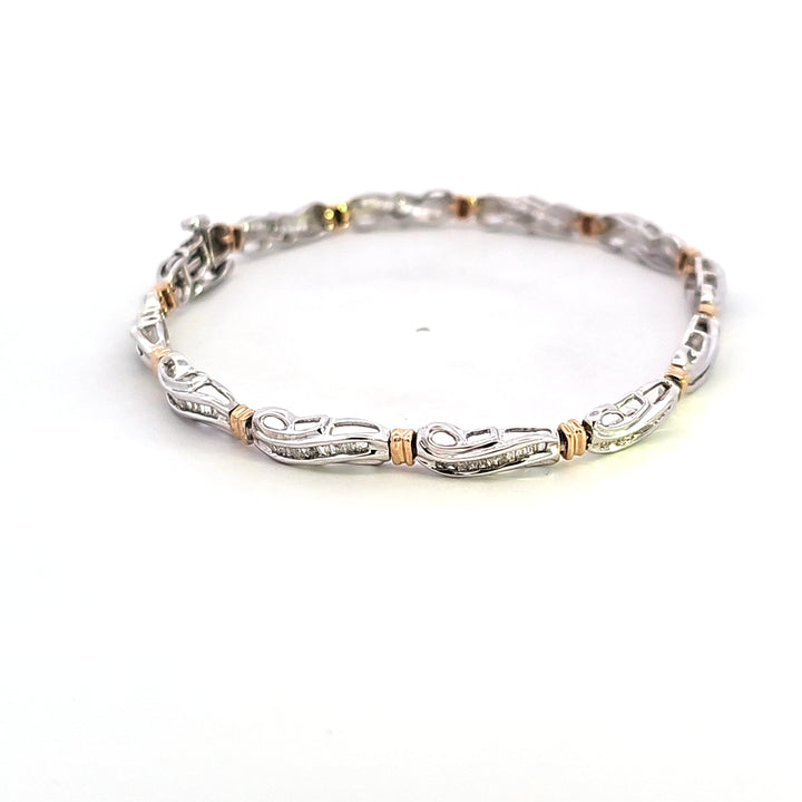 10KTT Diamond Estate Bracelet