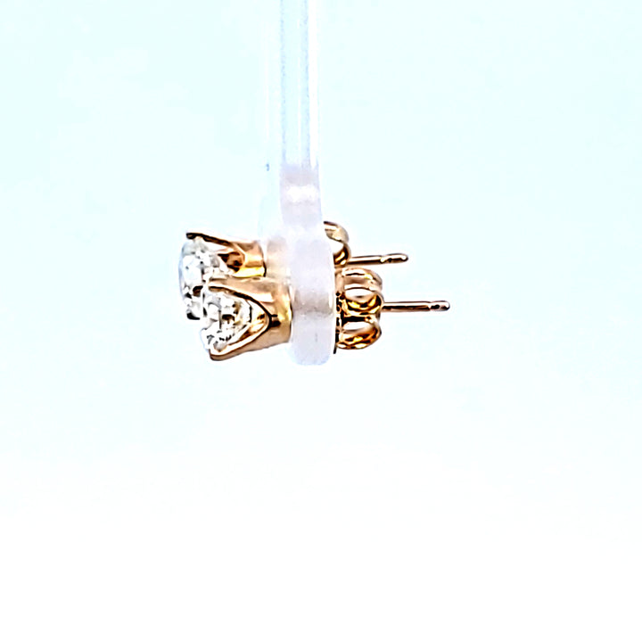 14KY Diamond Stud Earrings