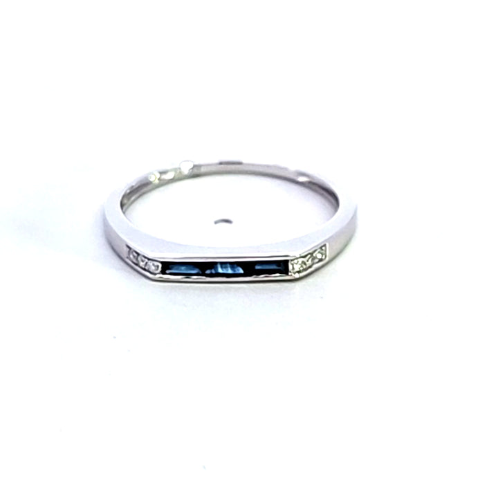 14KW Sapphire and Diamond Ring