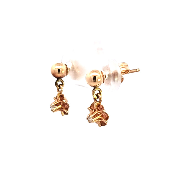 14KY Diamond Estate Earrings