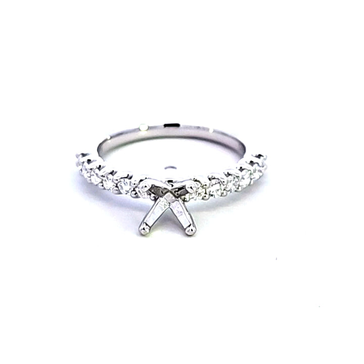 14KW Diamond Semi Mount Engagement Ring