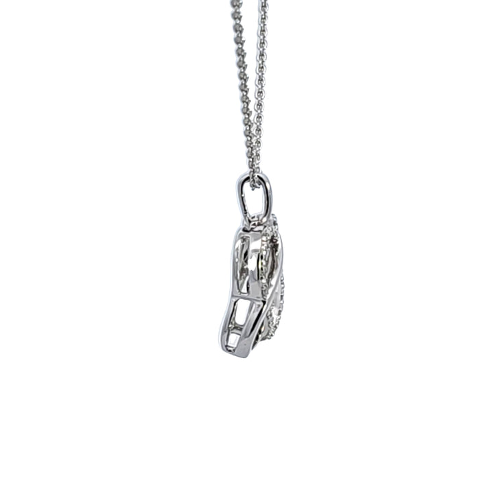 Sterling Silver Diamond Pendant