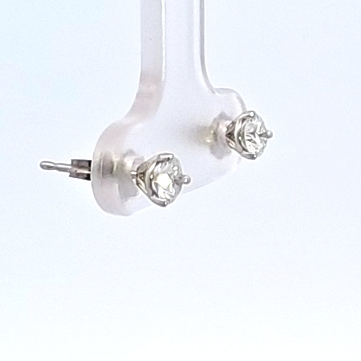 14KW 1/2 ctw Diamond Stud Earrings