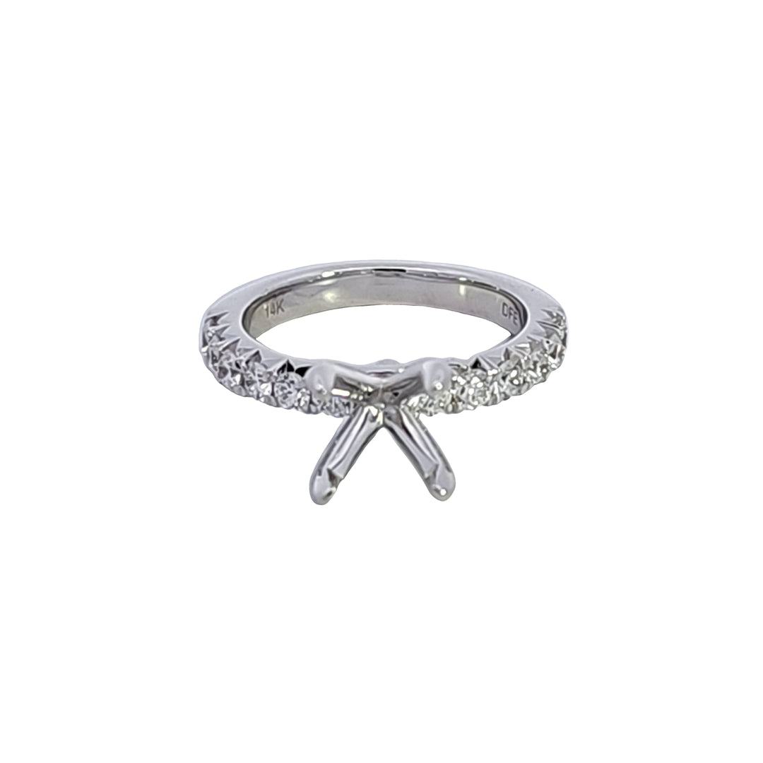 14KW Diamond Semi Mount Engagement Ring