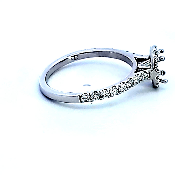14KW Diamond Semi Mount Engagement Ring