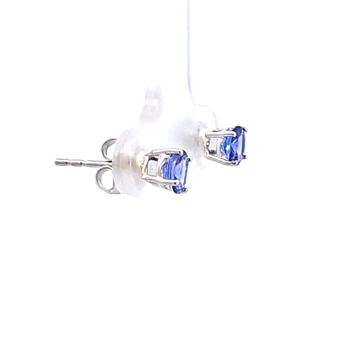 14KW Tanzanite Stud Earrings