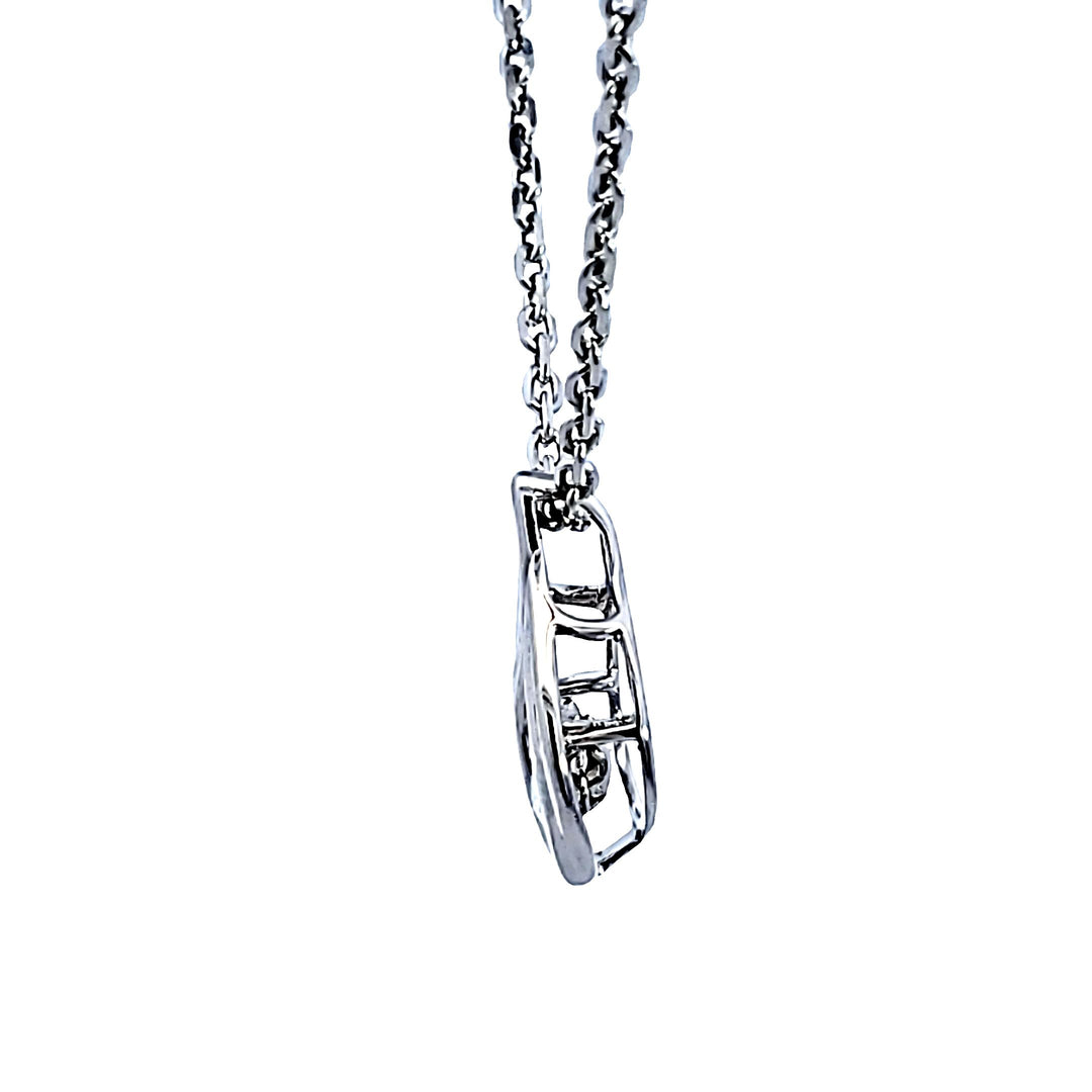 Sterling Silver Diamond Pendant