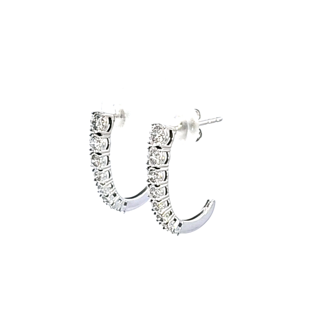14KW Diamond Earrings
