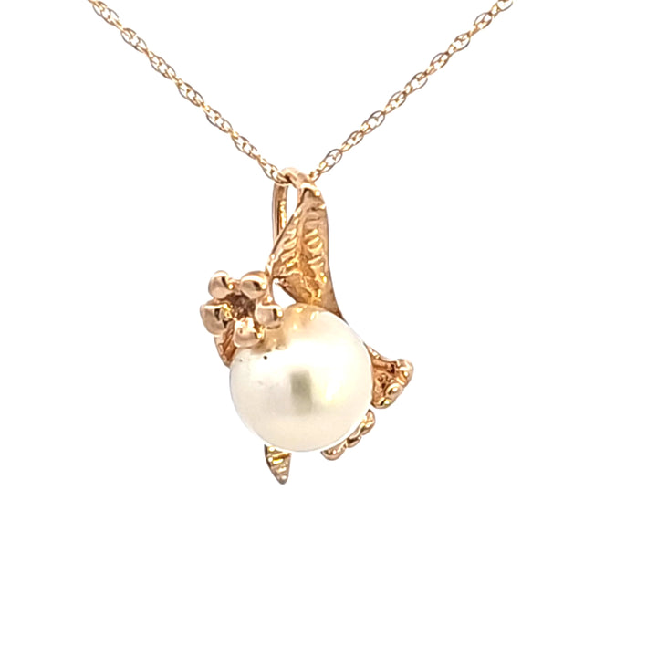 14KY Pearl Estate Pendant