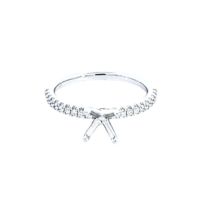 14KW Diamond Semi Mount Engagement Ring