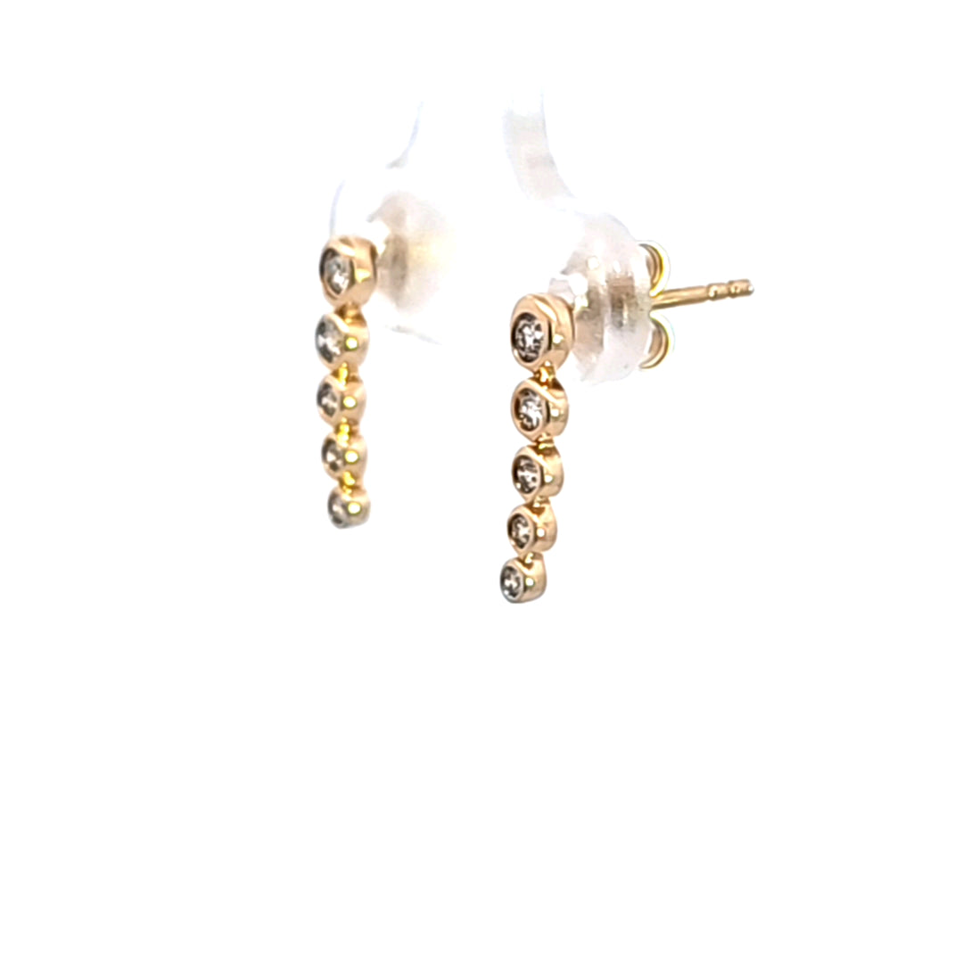 14KY Diamond Earrings