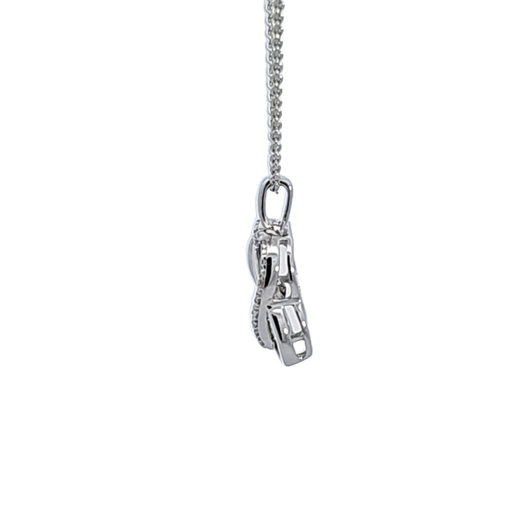 Sterling Silver Diamond Pendant