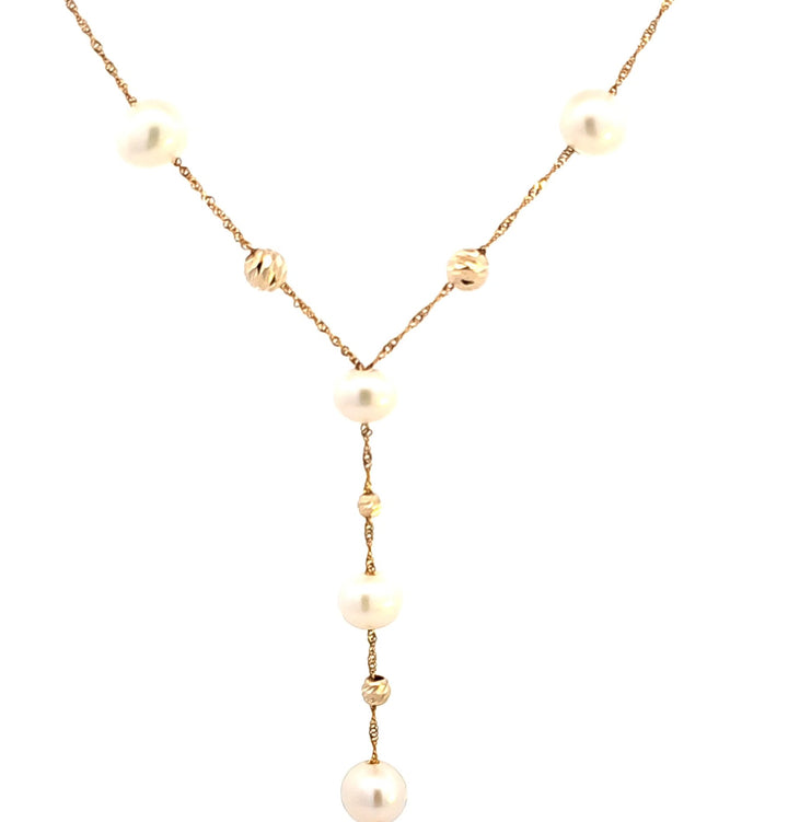 14KY Effy Pearl and Bead Necklace