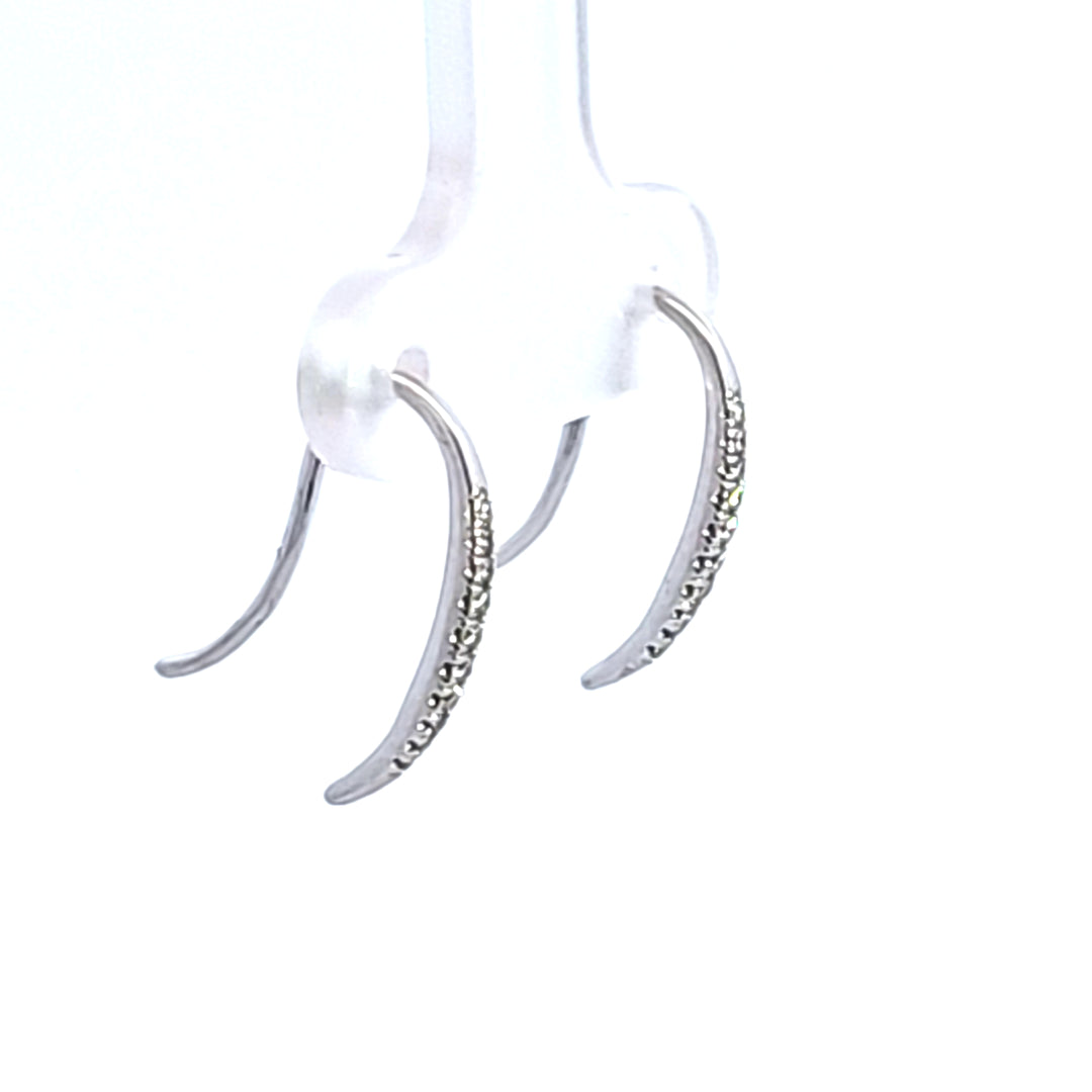 14KW Diamond Drop Earrings
