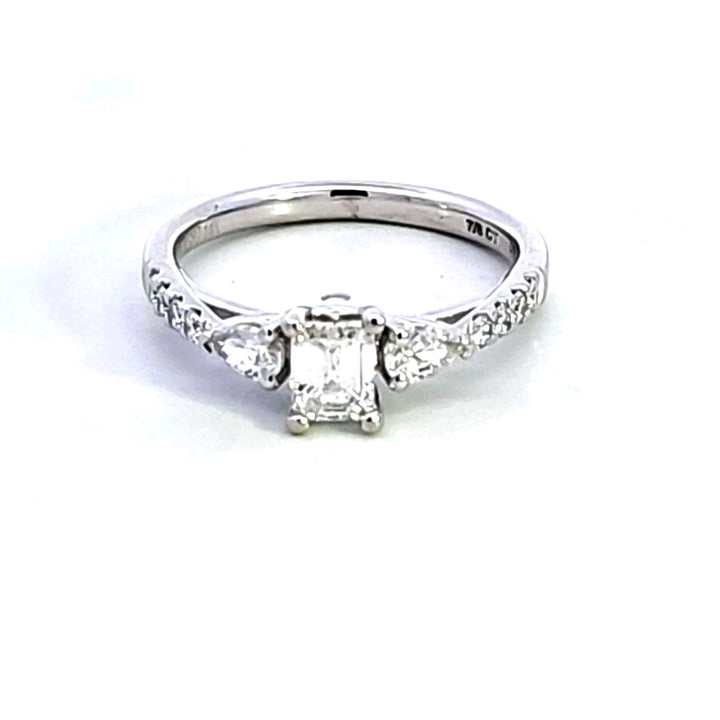 14KW Diamond Engagement Ring