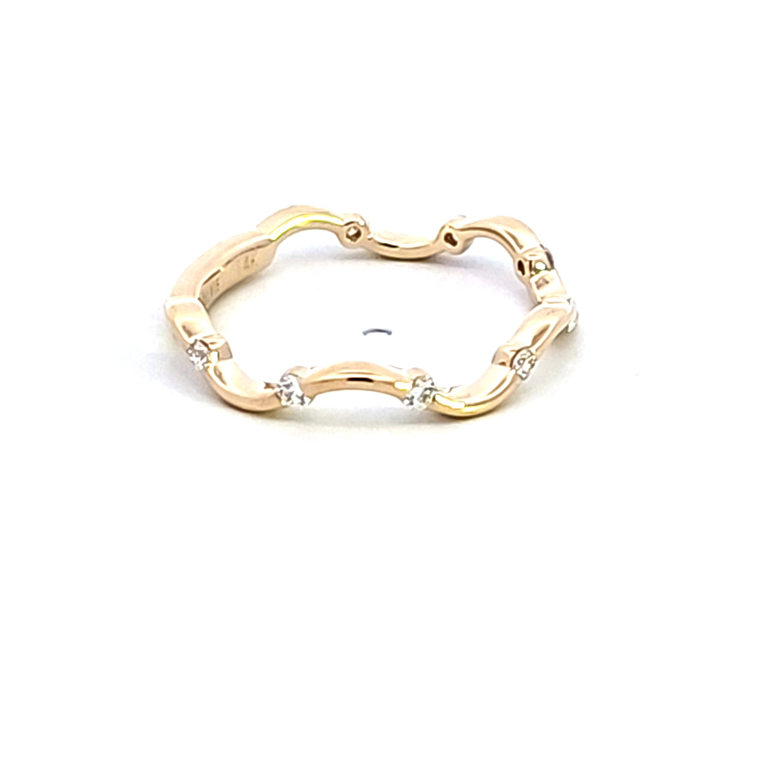14KY Diamond Wedding Band