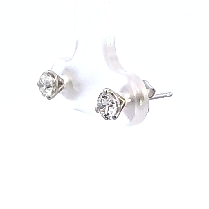 14KW 5/8 ctw Diamond Martini Earrings