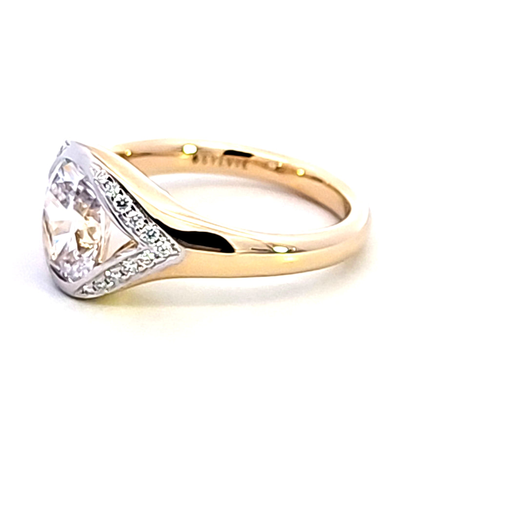 14KY Diamond Semi Mount Engagement Ring
