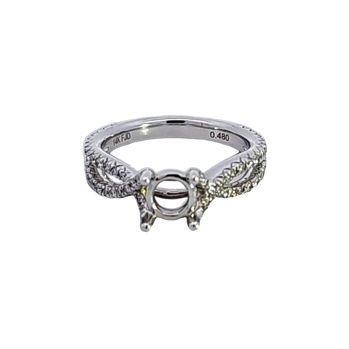 14KW Diamond Semi Mount Engagement Ring