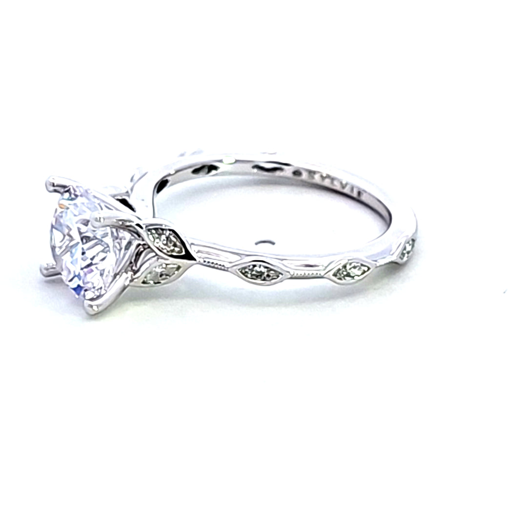 14KW Diamond Semi Mount Engagement Ring