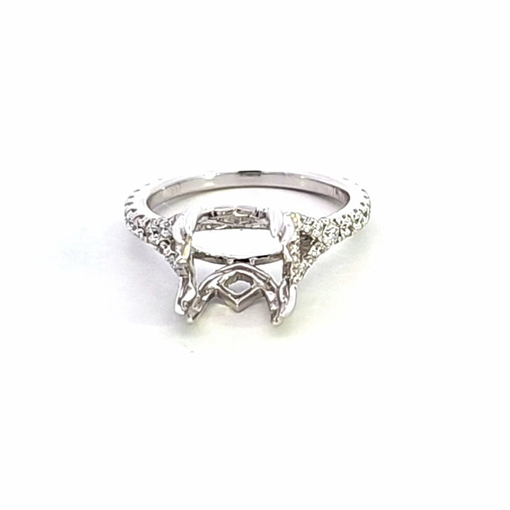14KW Diamond Semi Mount Engagement Ring