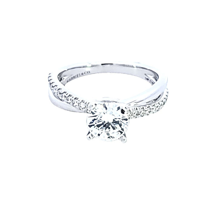 14KW Diamond Semi Mount Engagement Ring