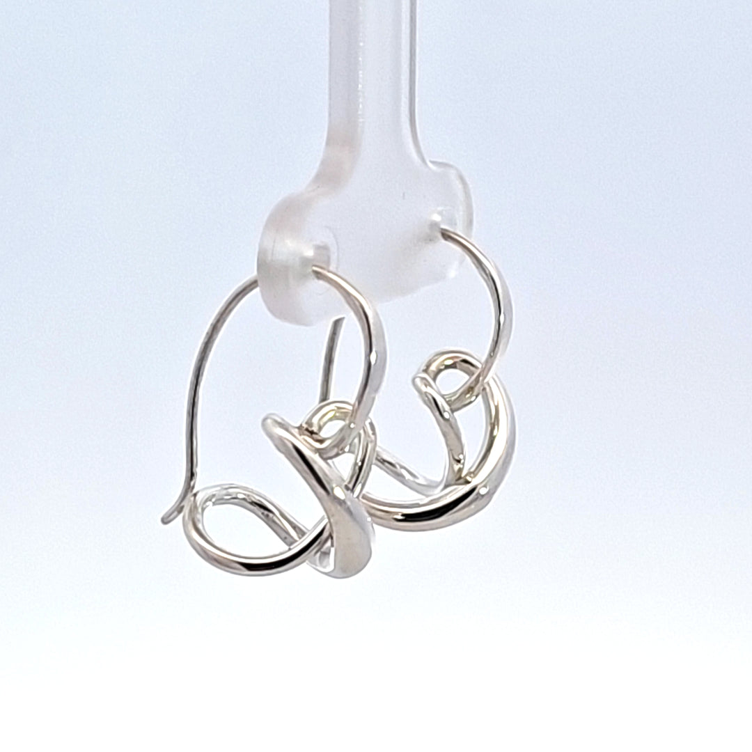 Sterling Silver Secret Heart Earrings