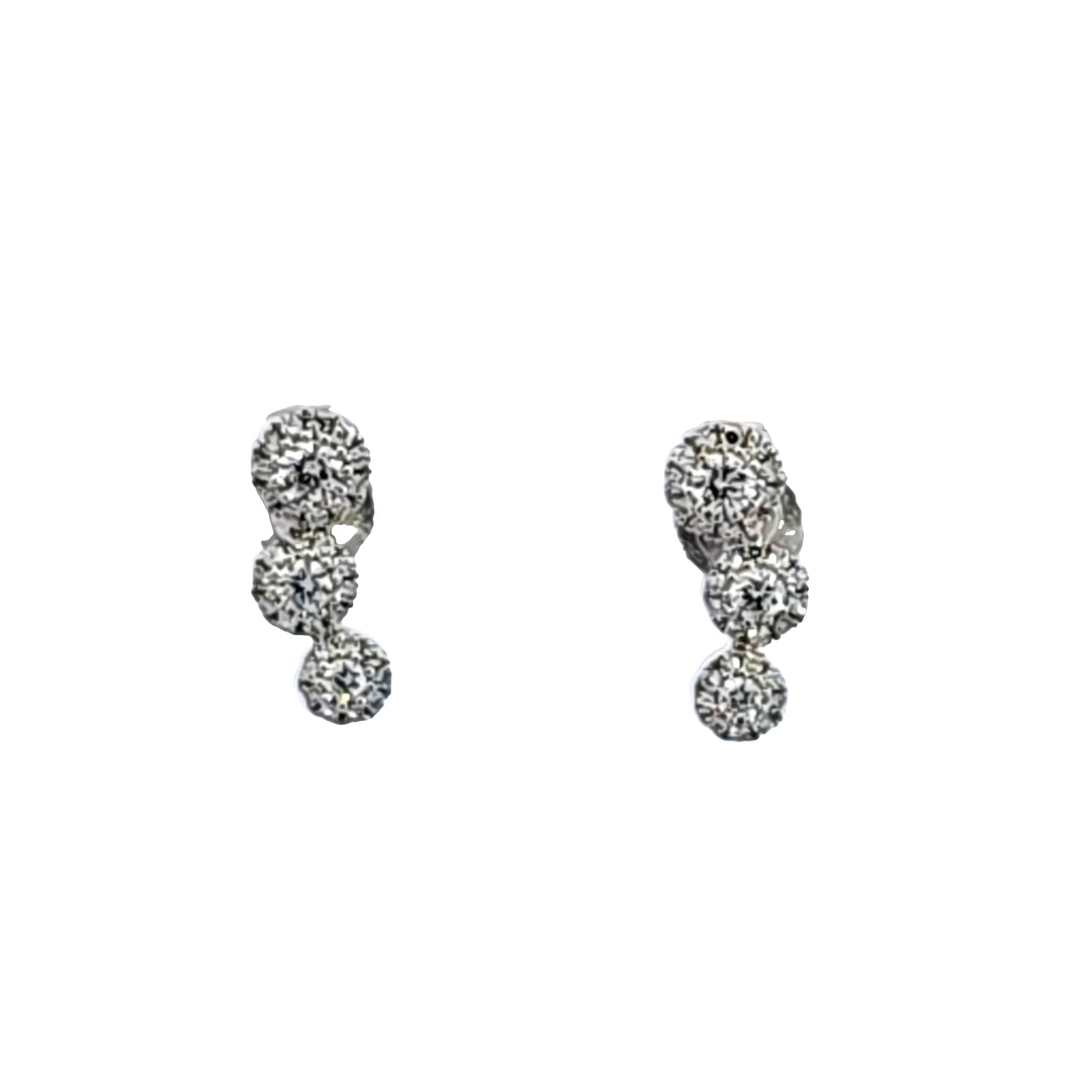 14KW Diamond Earrings