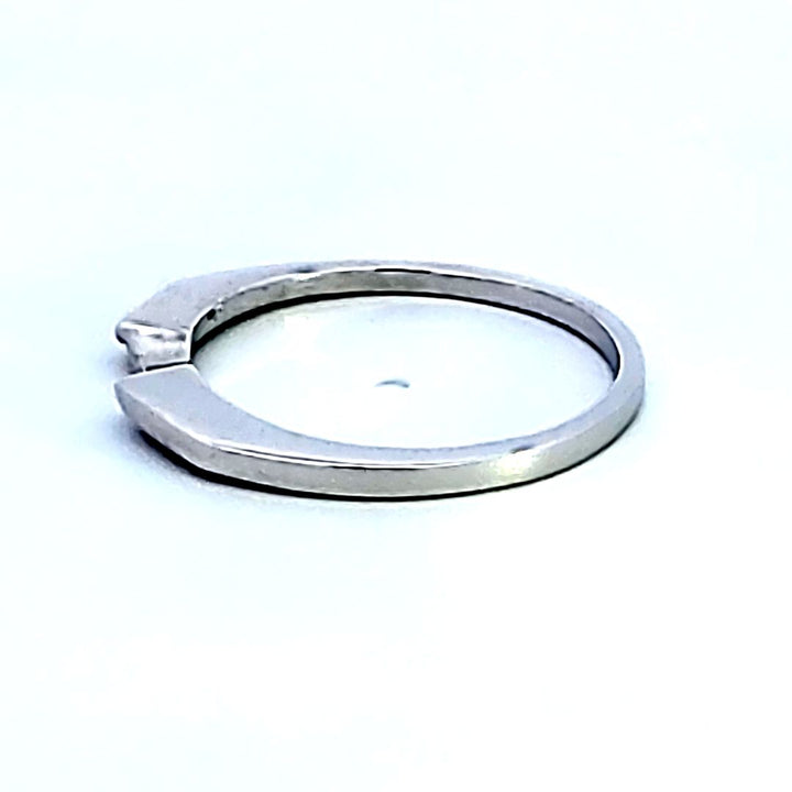 Platinum Contour Wedding Band