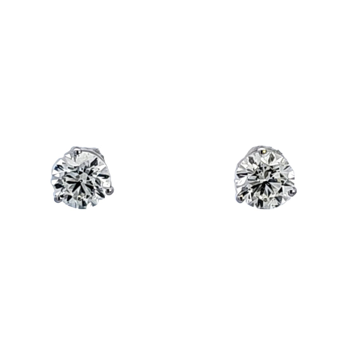 14KW 1.23cttw Diamond Martini Stud Earrings