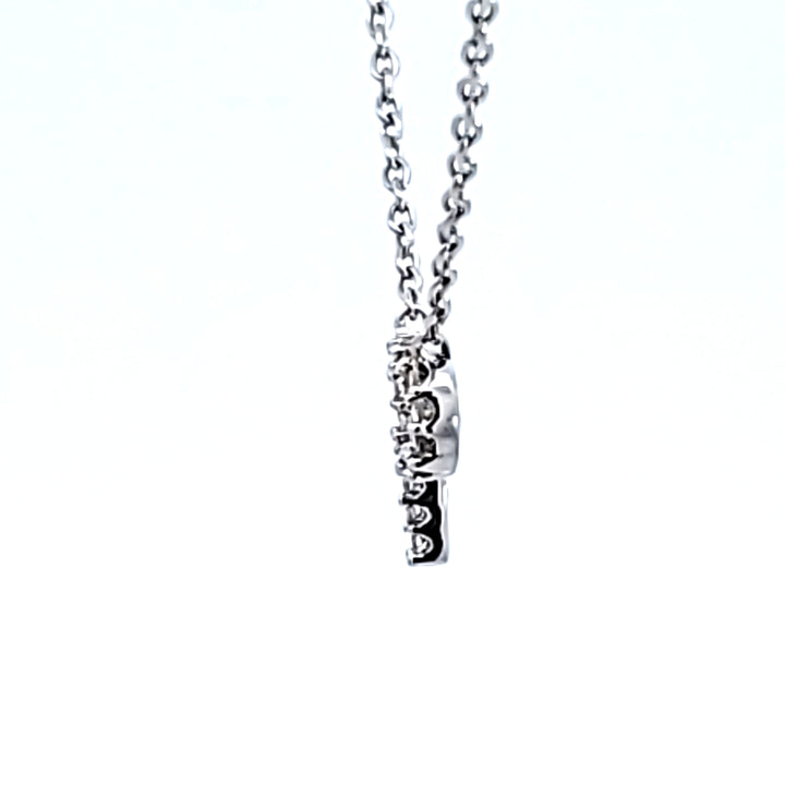 10KW Diamond Initial P Necklace