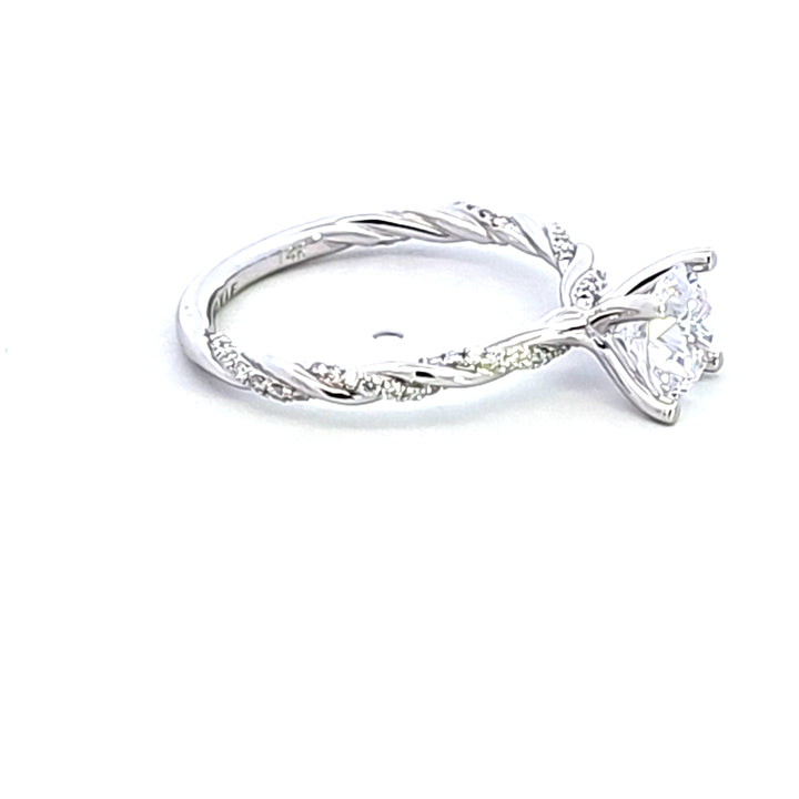 14KW Diamond Semi Mount Engagement Ring