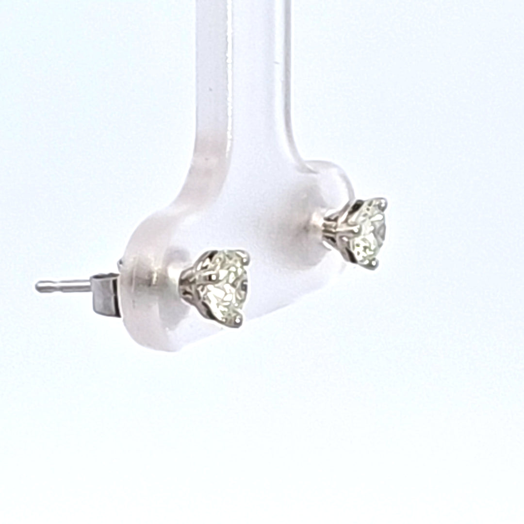 14KW 1/2 ctw Diamond Martini Stud Earrings