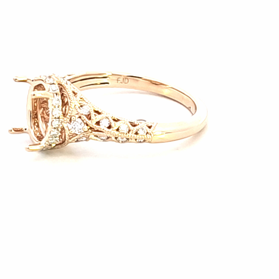 Diamond Semi-Mount Ring