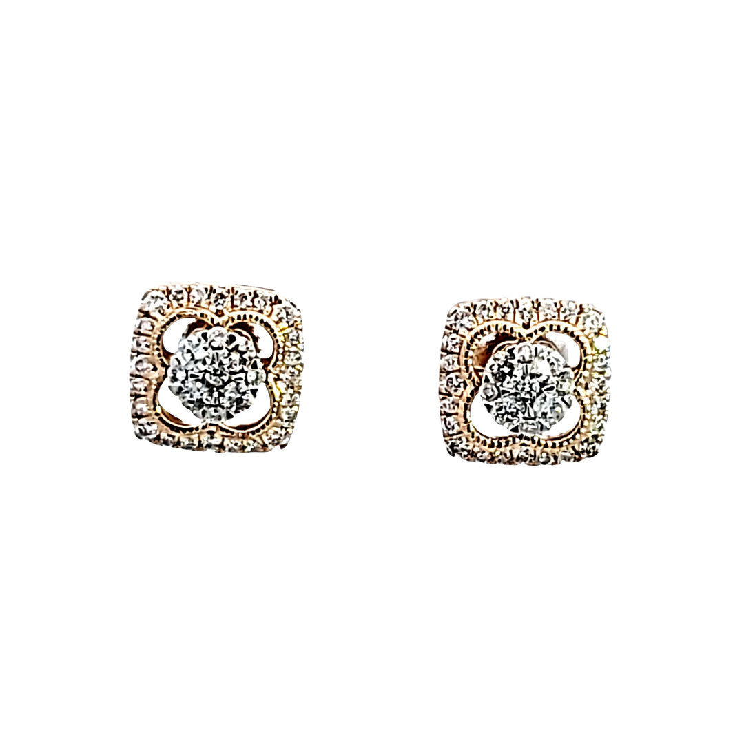 14KY Diamond Earrings