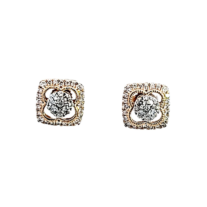 14KY Diamond Earrings