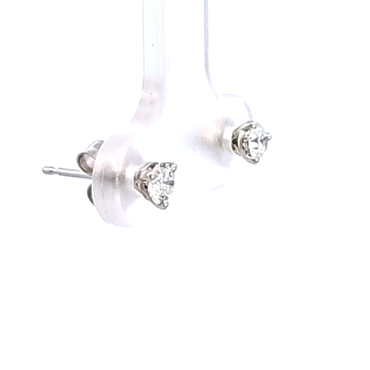 14KW 1/3 ctw Diamond Martini Stud Earrings