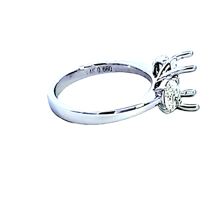 14KW Diamond Semi Mount Engagement Ring