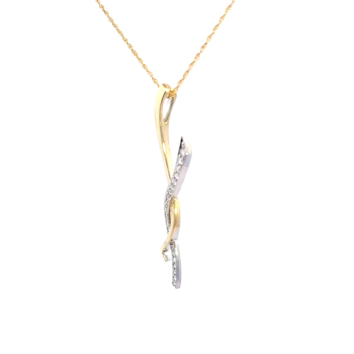 14TT Diamond Pendant